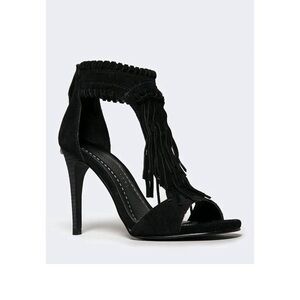 Chinese Laundry Suede Fringe Heels